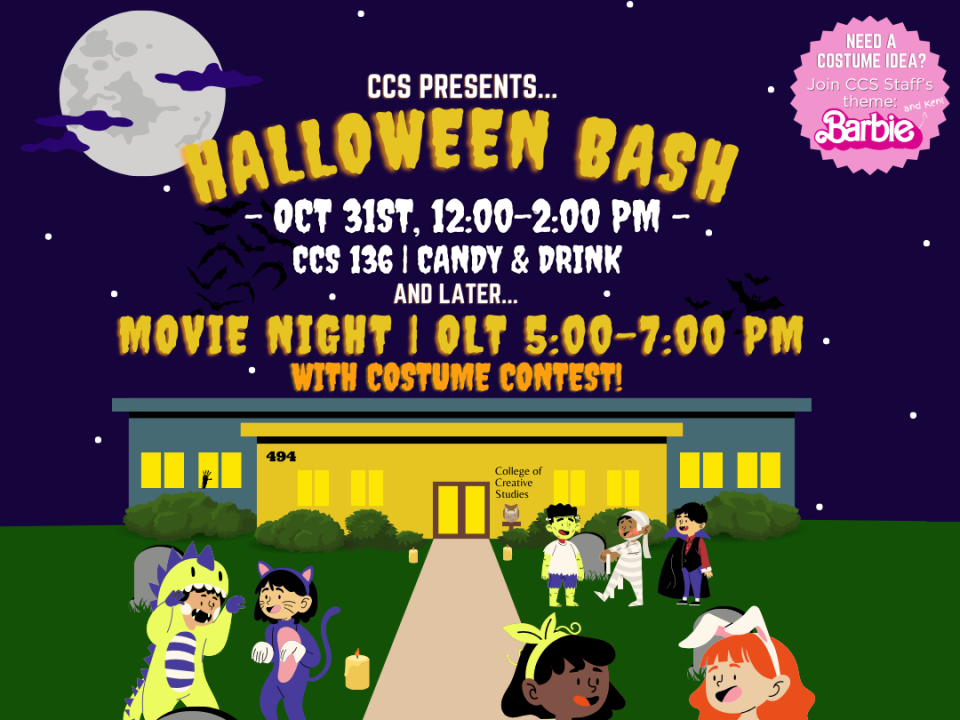 CCS Halloween Bash and Movie Night! UCSB College of Creative Studies